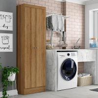 Armário Multiuso 2 Portas Space Almendra Acetinado - Thb