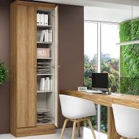 Armário Multiuso 2 Portas Space Almendra Acetinado - Thb - 6