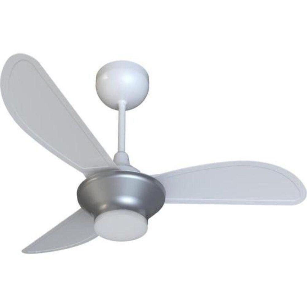 Ventilador De Teto Ventisol Mistral 3 Pás Branco-cinza Bivolt - 2