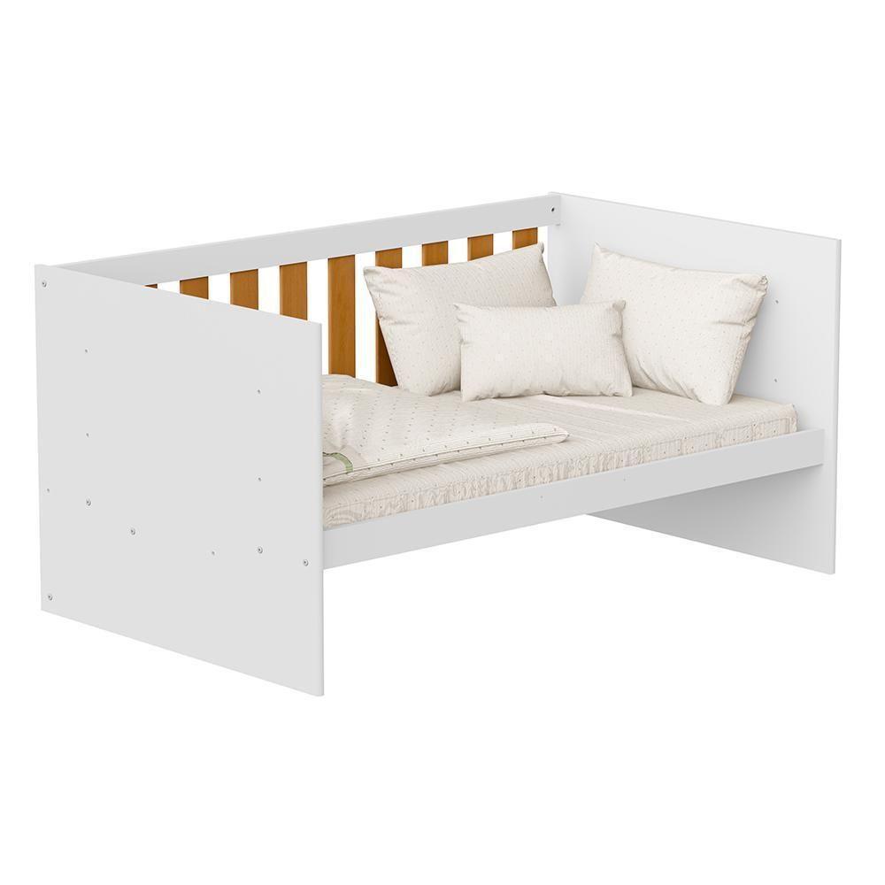 Dormitório Infantil Zaki Guarda Roupa, Cômoda E Berço Katatau Branco Fosco-savana - Reller Móveis Branco Fosco-savana - 5