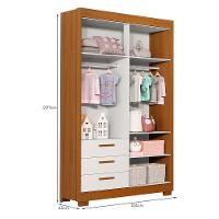 Dormitório Infantil Zaki Guarda Roupa, Cômoda E Berço Katatau Branco Fosco-savana - Reller Móveis Branco Fosco-savana - 3