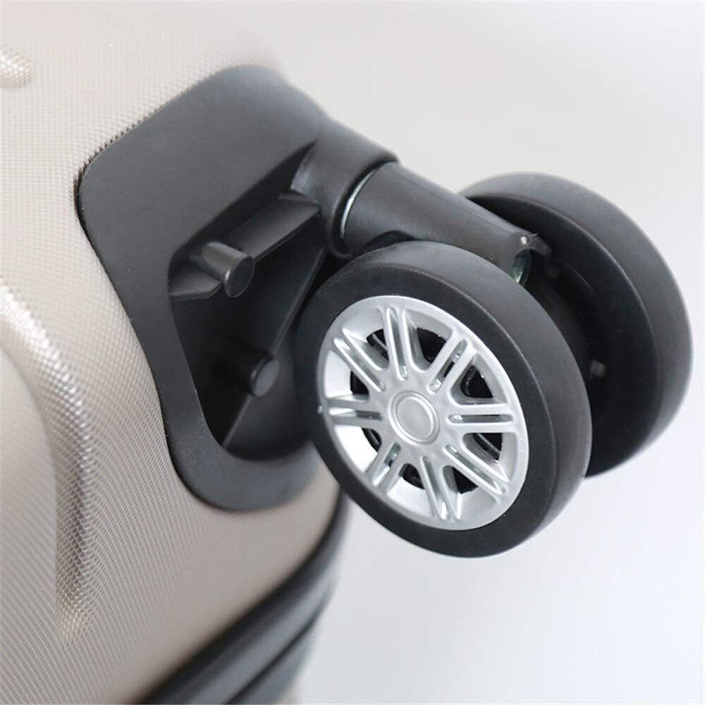 Mala De Viagem Rigida Abs De Bordo Pequena Giro 360 De Mao Padrao Anac Com Cadeado Cinza - 4