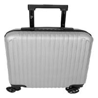 Mala De Viagem Rigida Abs De Bordo Pequena Giro 360 De Mao Padrao Anac Com Cadeado Cinza - 2