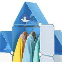 Guarda Roupa Castelo Infantil Armario Organizador Brinquedos Roupas Sapateira 13 Nichos Prateleiras - 2