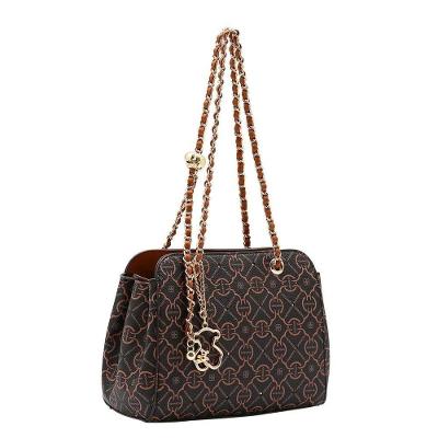 Chenson Bolsa Classic Cristal Para Ombro Cafe Un