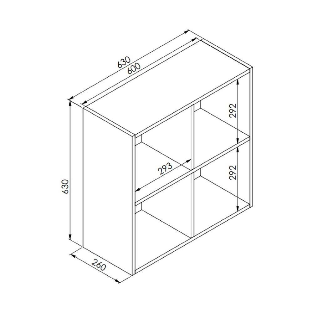 Armário Lavanderia Com Prateleiras Multimóveis Cr30034 Branco Branco - 3