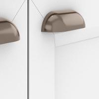 Balcão De Cozinha Unna 2 Portas 80cm Branco Sem Tampo - Poliman Móveis Branco - 3