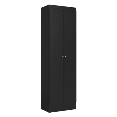 Armário Multiuso 2 Portas Space Preto Acetinado - Thb