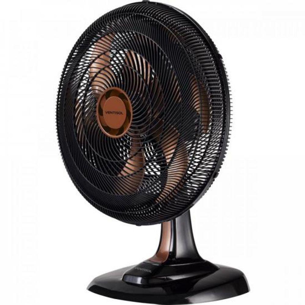 Ventilador De Mesa 50cm 110V Turbo6 Bronze Ventisol - 2