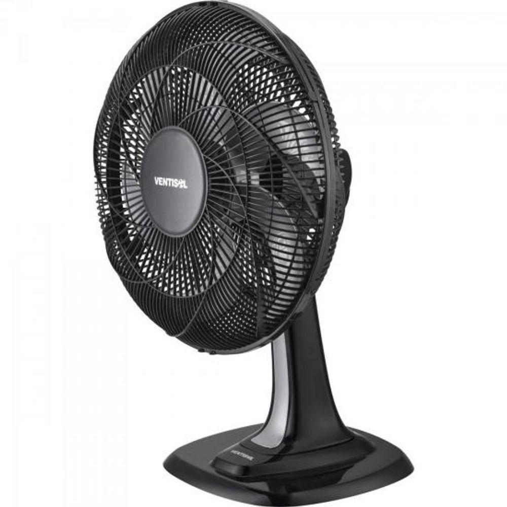 Ventilador De Mesa 40 Cm Com 6 Pas 110V Turbo 6 Preto-cinza Ventisol - 2