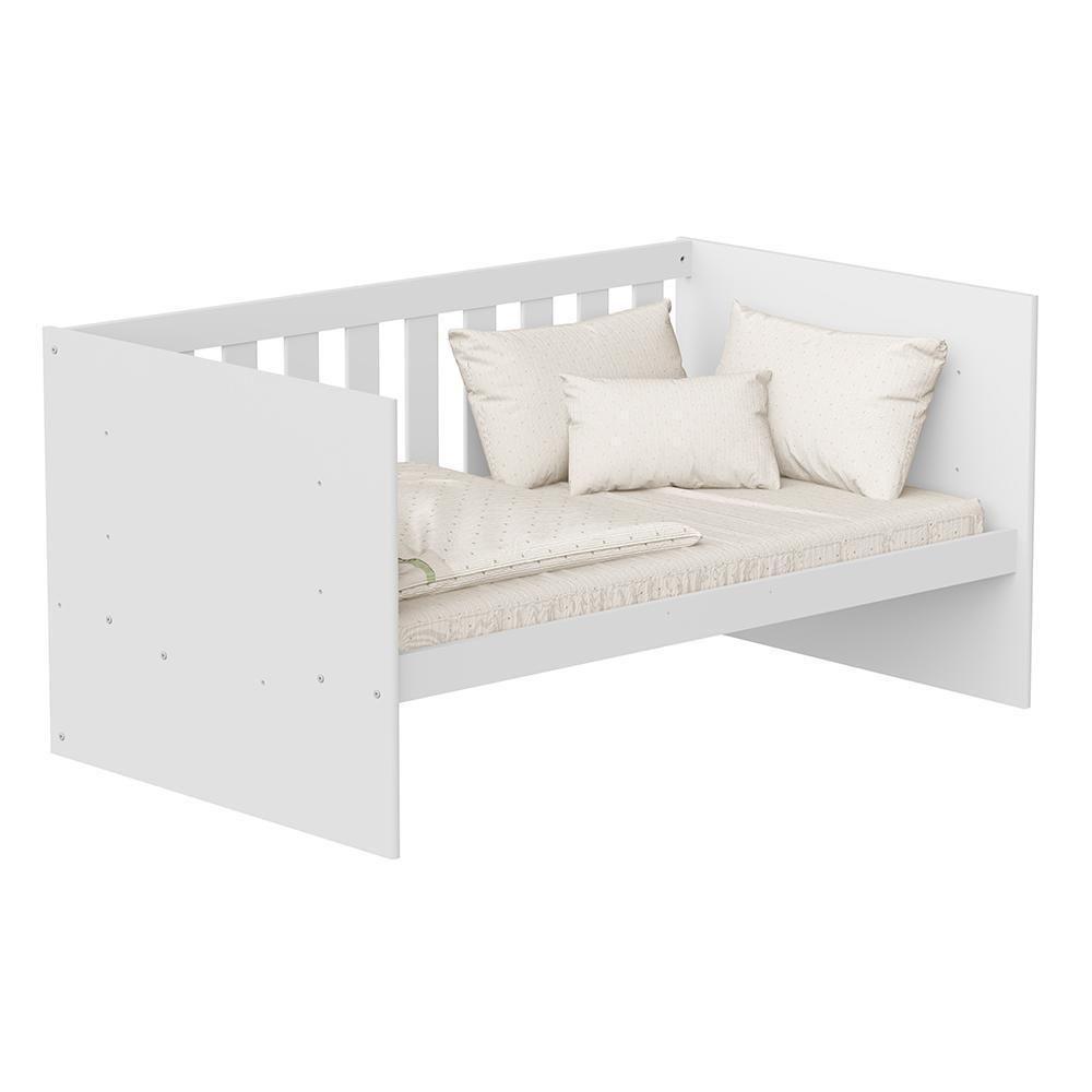 Dormitório Infantil Zaki Guarda Roupa, Cômoda E Berço Katatau Branco Fosco - Reller Móveis Branco Fosco - 5