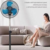 Ventilador Coluna 220v Chao Potente Profissional 3 Velocidades 45w Coluna Pedestal Giratorio 3 - 3