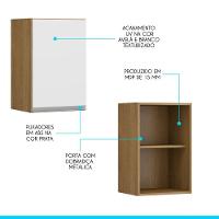 Armário Aéreo Cozinha Modulada 40 X 60 Cm Mdp Menu Móveis Branco - 2