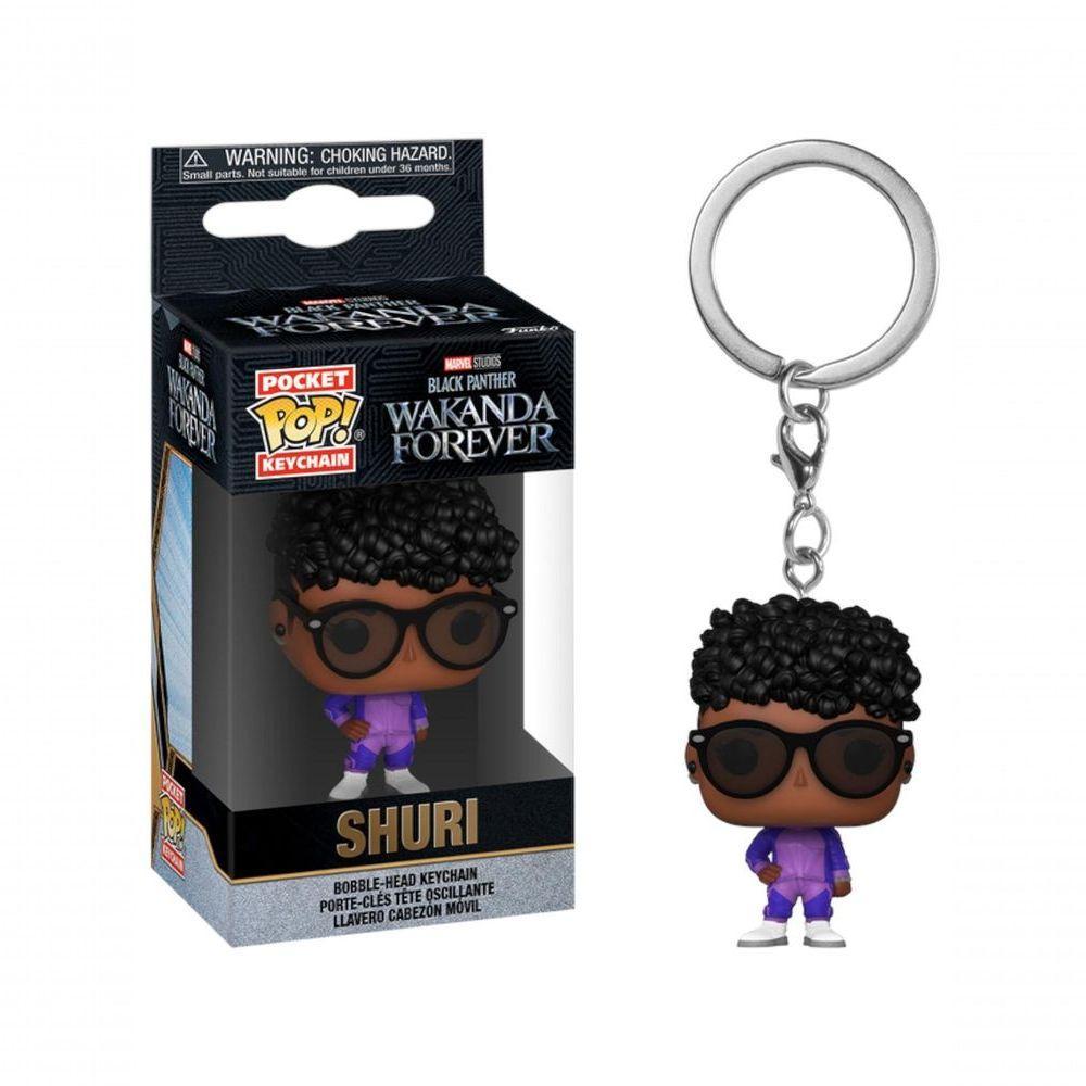 Chaveiro Pop! Marvel Pantera Negra: Wakanda Para Sempre - Shuri Com óculos - 2