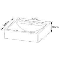 Kit Gabinete Balcão E Espelheira De Banheiro Marina Branco - 5