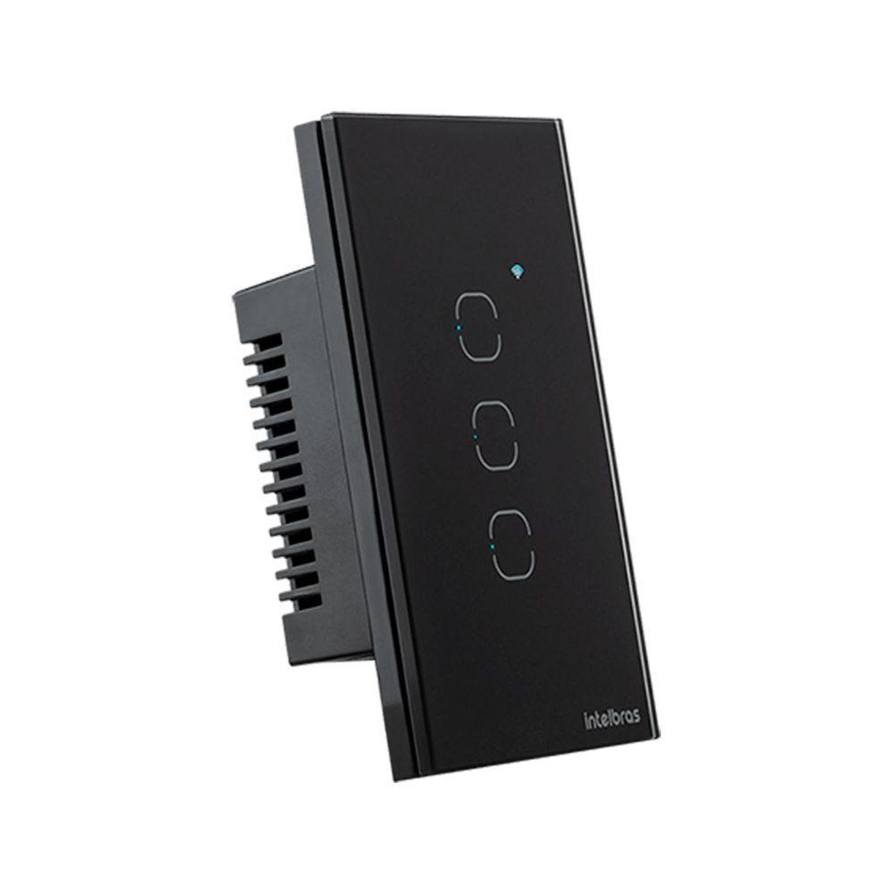 Interruptor Smart Wi-fi Touch 3 Preto Ews 1003 4850018 - 2