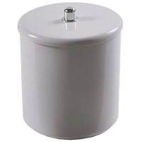 Cesto Multiuso Astra 6 Litros Com Puxador Cromado Cinza 2 - 1