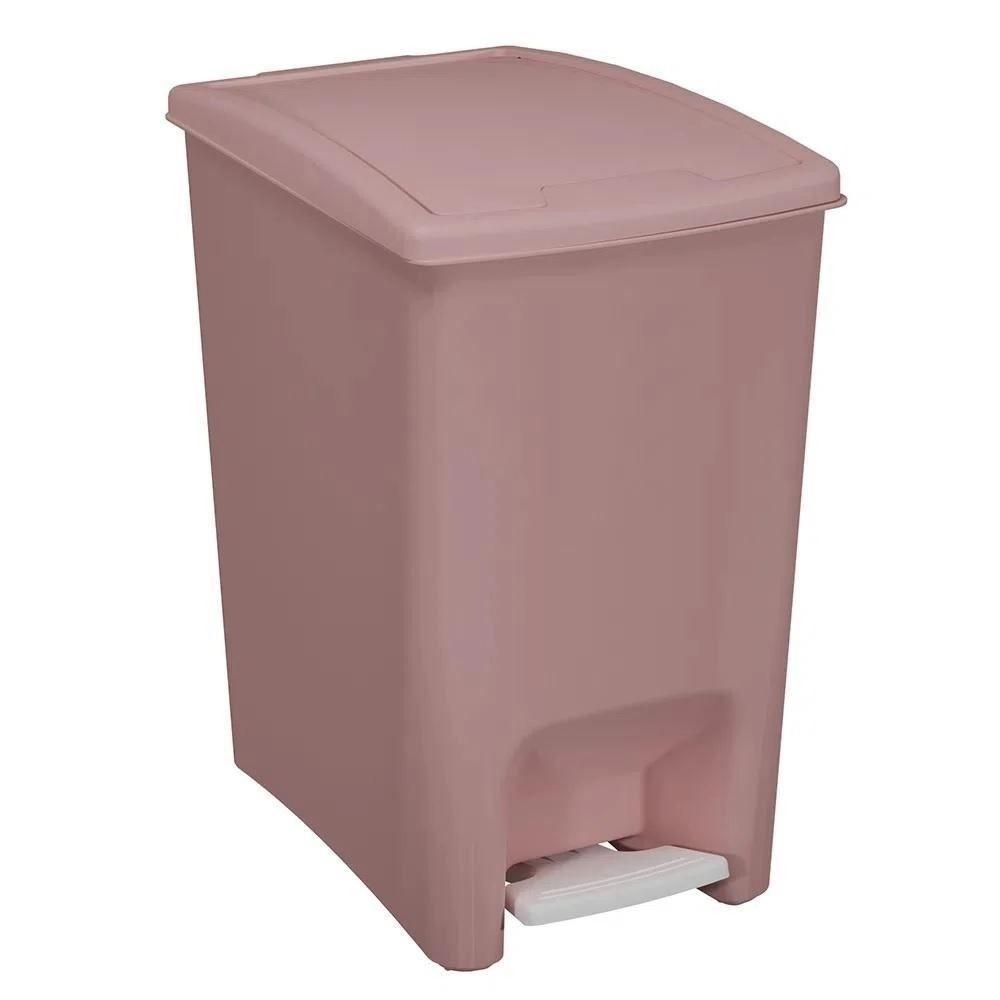 Lixeira Com Dupla Abertura Astra Lpda10*rse-br - Branco - 2