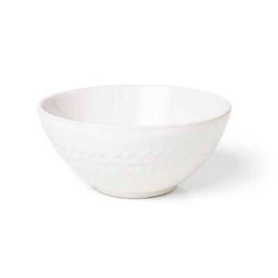 Bowl Copa E Cia Tramato Em Cerâmica Off-white