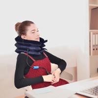 Suporte Pescoco Colar Cervical Almofada Inflavel Viagem Travesseiro Protetor Alivio Ortopedico Dor - 5