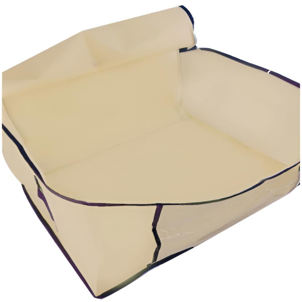 Cesto Organizador Dobravel Caixa Guarda Roupa Saco Organizadora Multiuso Grande Anti Mofo Cobertor - 5