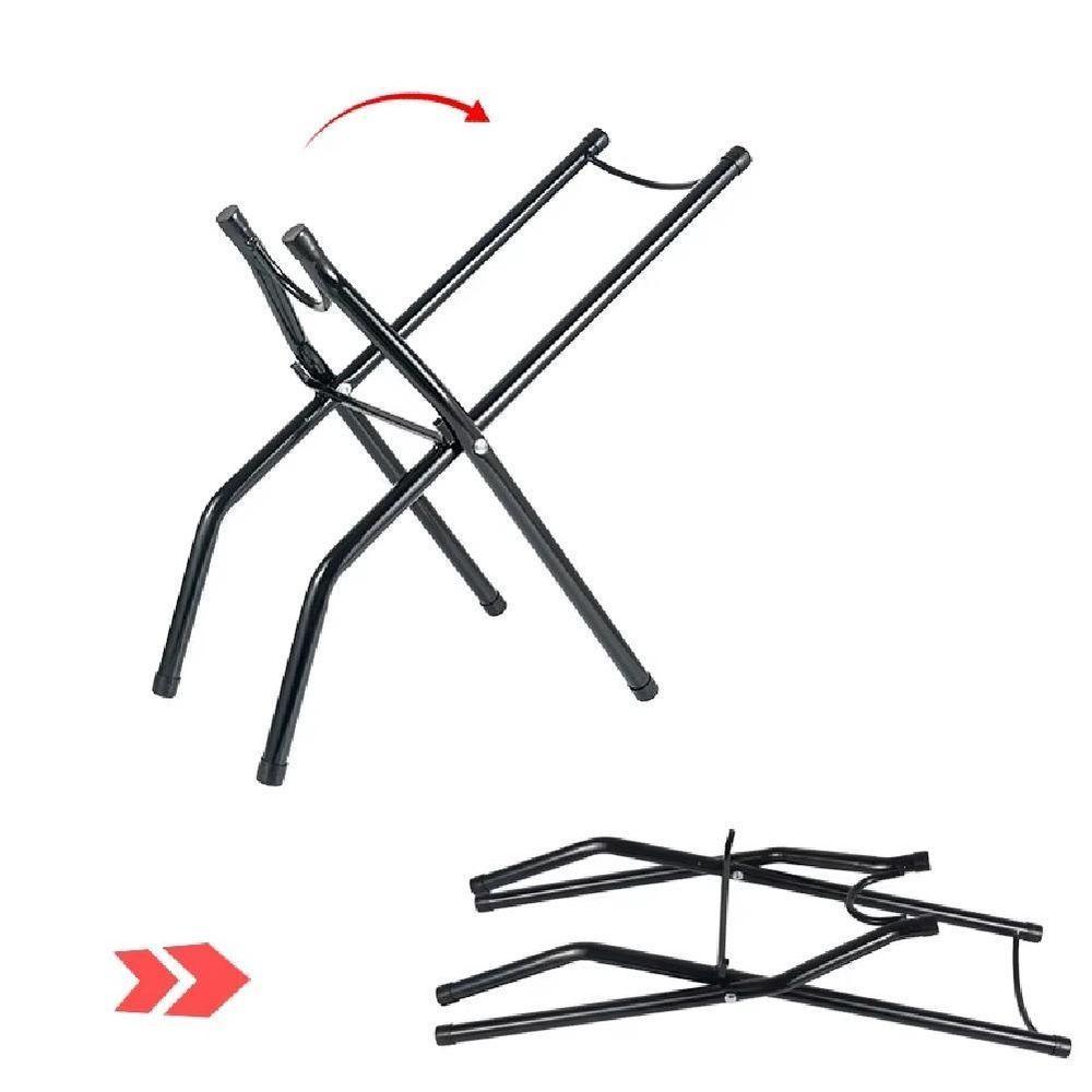 Suporte Galao Agua Base Garrafa Portatil Dobravel Camping Viagem Casa Mesa Bancada Pia Em Metal - 5