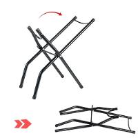 Suporte Galao Agua Base Garrafa Portatil Dobravel Camping Viagem Casa Mesa Bancada Pia Em Metal - 5