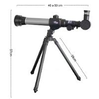 Telescópio Astronômico Luneta Terrestre Tripe Infantil 40x - 9
