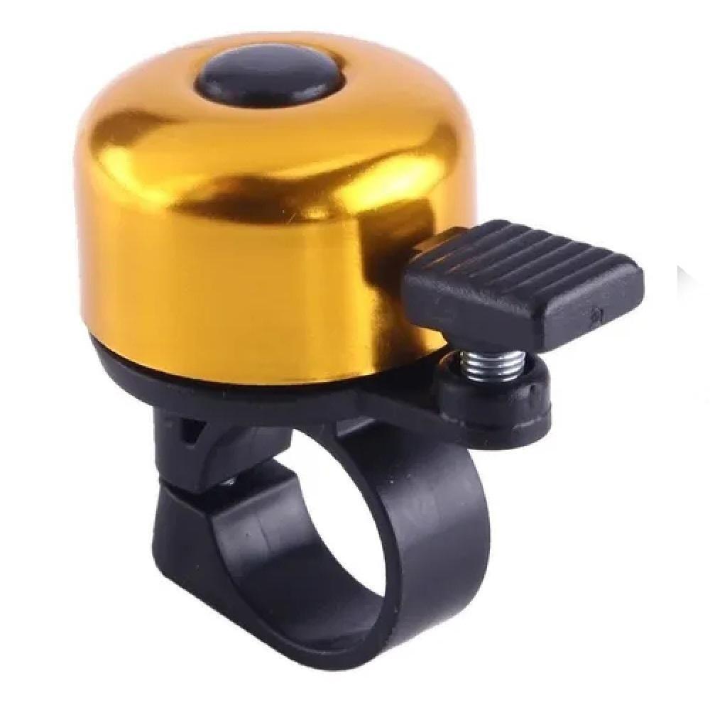 Campainha Sino Bicicleta Retrô Metálico Som Tradicional Design Clássico Dourado - 7