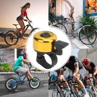 Campainha Sino Bicicleta Retrô Metálico Som Tradicional Design Clássico Dourado - 3