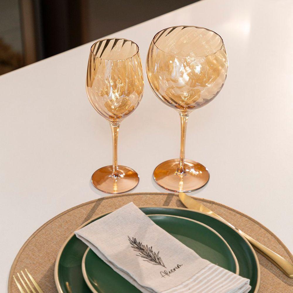 Taça Copa E Cia Jill 690 Ml Em Vidro âmbar - 2