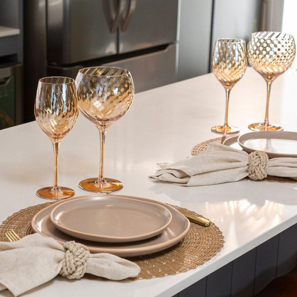 Taça Copa E Cia Jill 690 Ml Em Vidro âmbar - 5