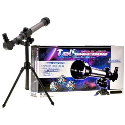 Telescópio Astro Terrestre Kit 3 Lentes Tripe Luneta Escola