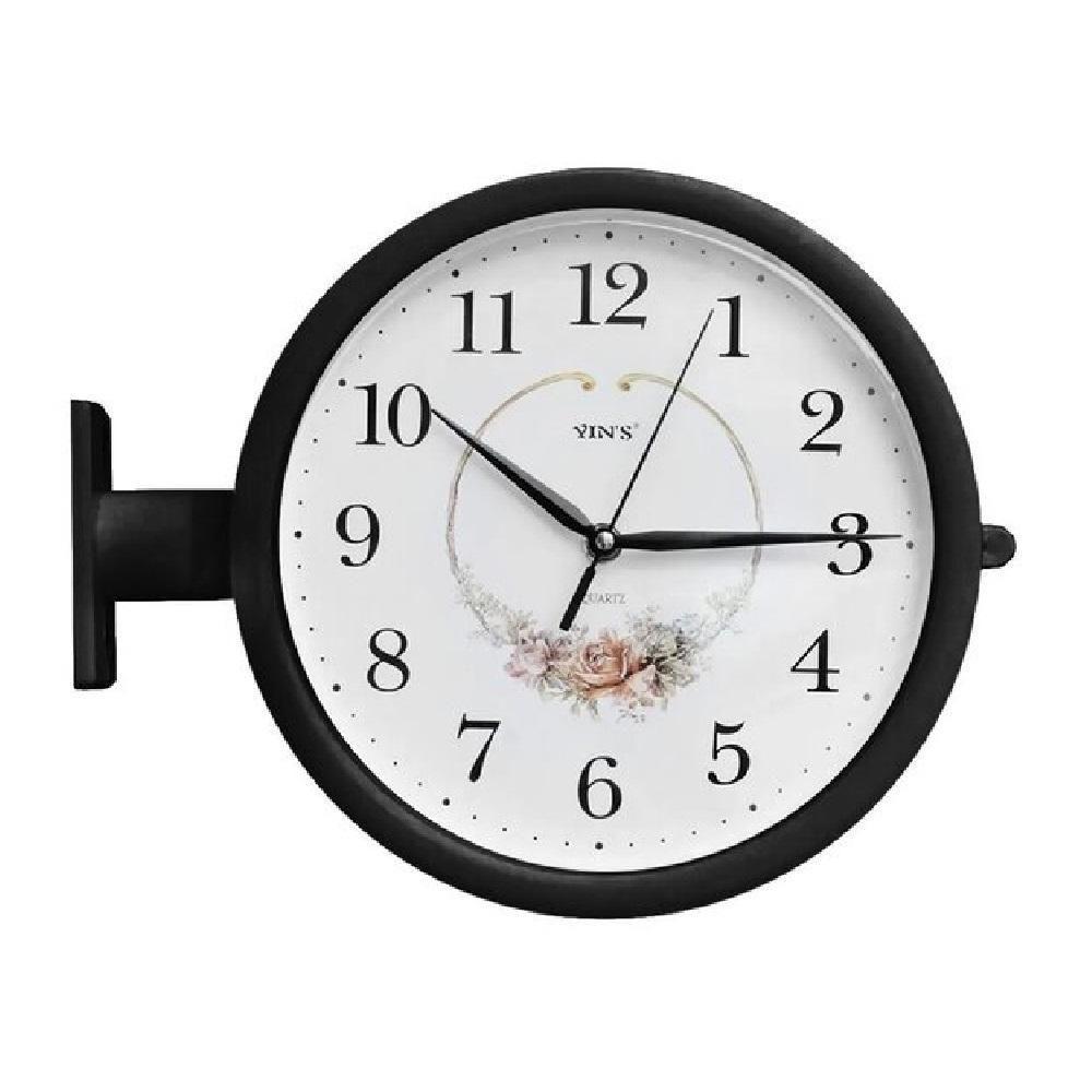 Relógio Parede Dupla Face Vintage Estação Decorativo Luxo - 1