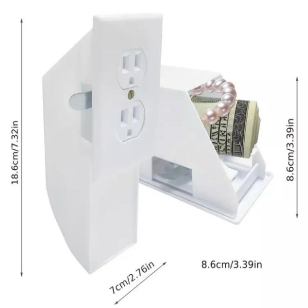 Cofre Secreto Embutir Camuflado Oculto Porta Joias Dólar - 8