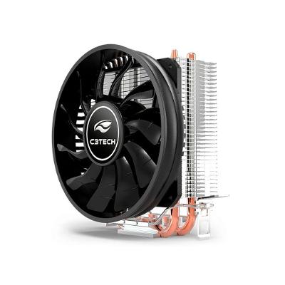 Cooler Para Processador C3tech Fc-100bk Universal Intel-amd 92mm ? Air Cooler Com Dissipador Em Alumínio