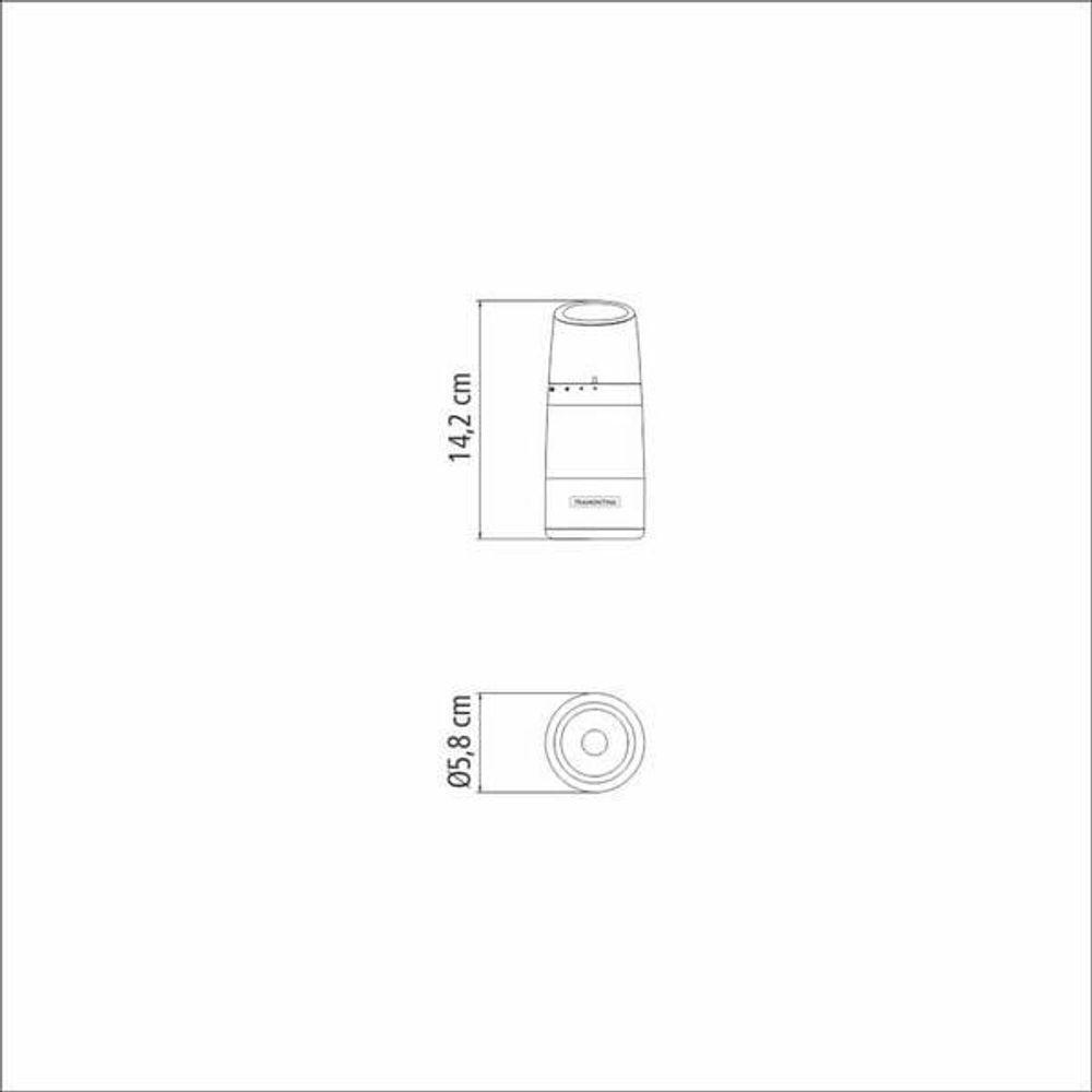 Moedor Tramontina Realce Em Aço Inox E Acrílico Para Sal E Pimenta - 5
