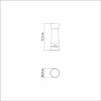 Moedor De Sal Ou Pimenta Tramontina Realce Aço Inox E Acrílico - 4