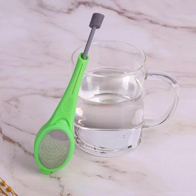 Colher Infusora Com Prensador 18 Cm Para Chás E Temperos Artesanais
