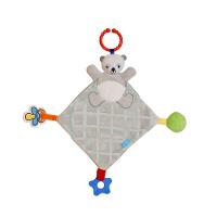 Naninha Panda Cinza Com Mordedor E Suporte Para Chupeta - 2