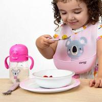 Conjunto De Prato E Tigela Com Ventosa Coala Para Refeições Divertidas Infantil - 2