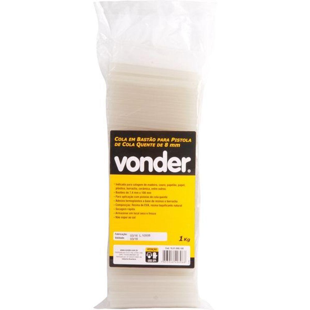 Cola Bastão Para Pistola 8mm Pacote Com 1kg - Vonder - 2
