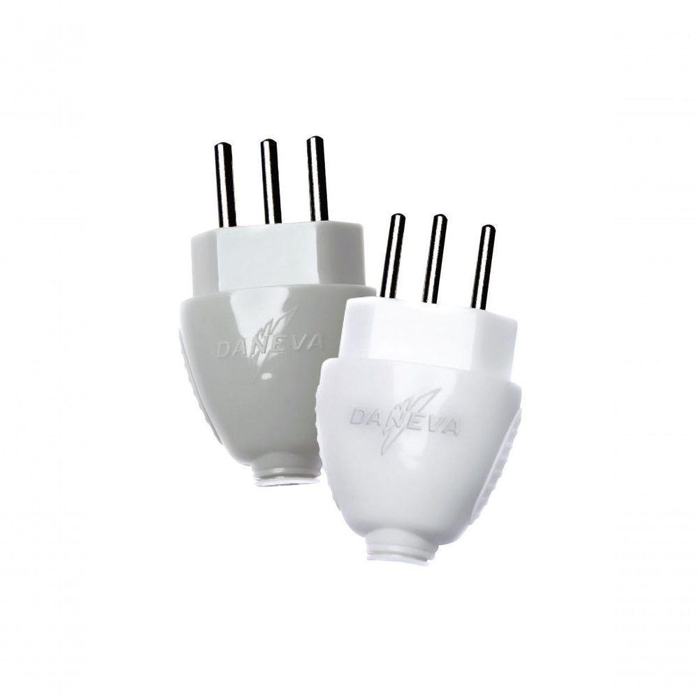 Plugue Desmontavel Daneva 2p+t Ate 10a Sortida Ref1591 - 1