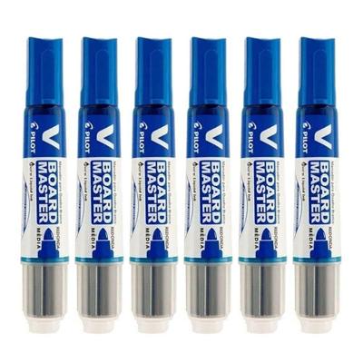 Pincel Para Quadro Branco Recarregável Board Master Azul 6 Unidades - Pilot