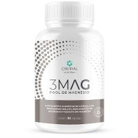 3mag - Pool De Magnesio Dimalato Central Nutrition Pote Com 90 Cápsulas - 1