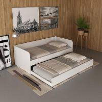 Bicama Solteiro Para Colchão 88x188cm Multimóveis Cr40105 Branca Branco - 3