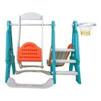 Playground Infantil 3x1 Balanço Escorregador E Cesta De Basquete - 5