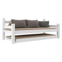 Bicama Madeira Maciça Para Colchão 78/88 X 188Cm Paris Multimóveis Vcr4139 Branco Branco - 4