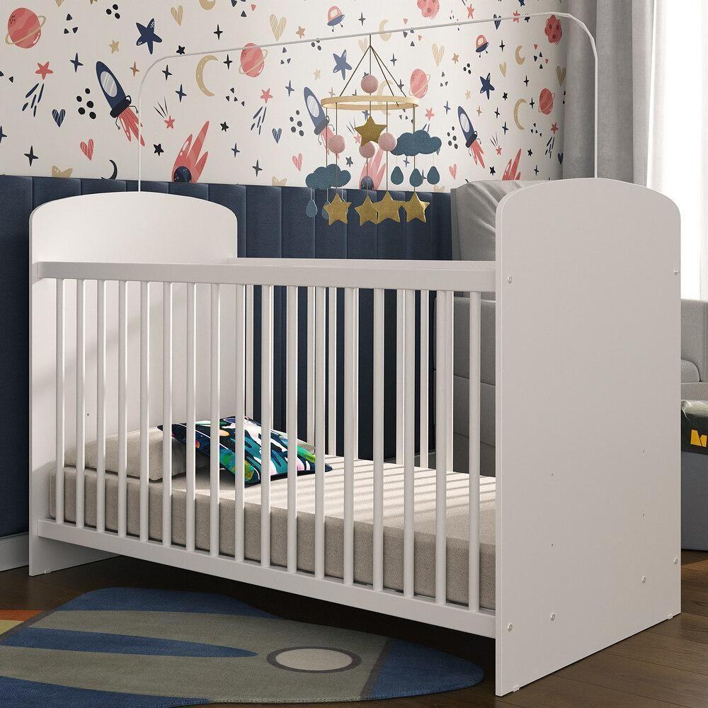 Berço Com Colchão Incluso Ana Lívia Multimóveis Mp0515c Branco - 1