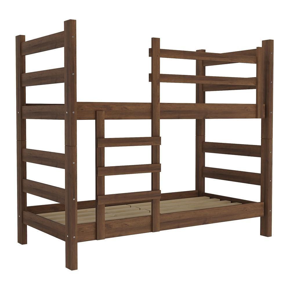 Beliche - Vira 2 Camas - Para Colchão 78/88 X 188Cm Dubai Multimóveis Vcr4137 Imbuia - 3